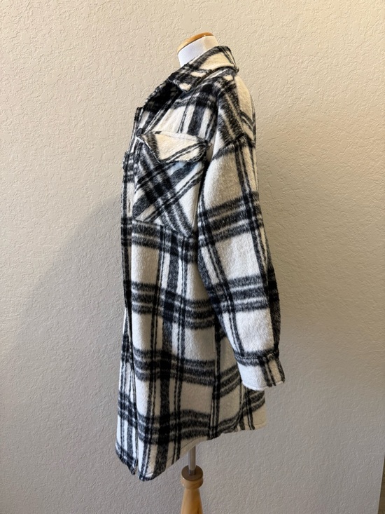 Steve Madden Long Shirt Jacket - Picture 3 of 14